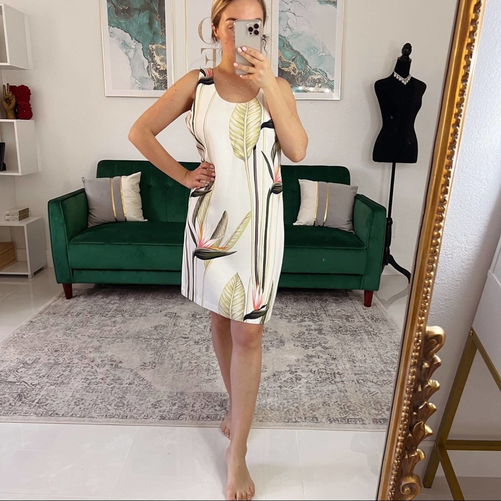 Ann Taylor Factory Floral Tropical Shift Dress